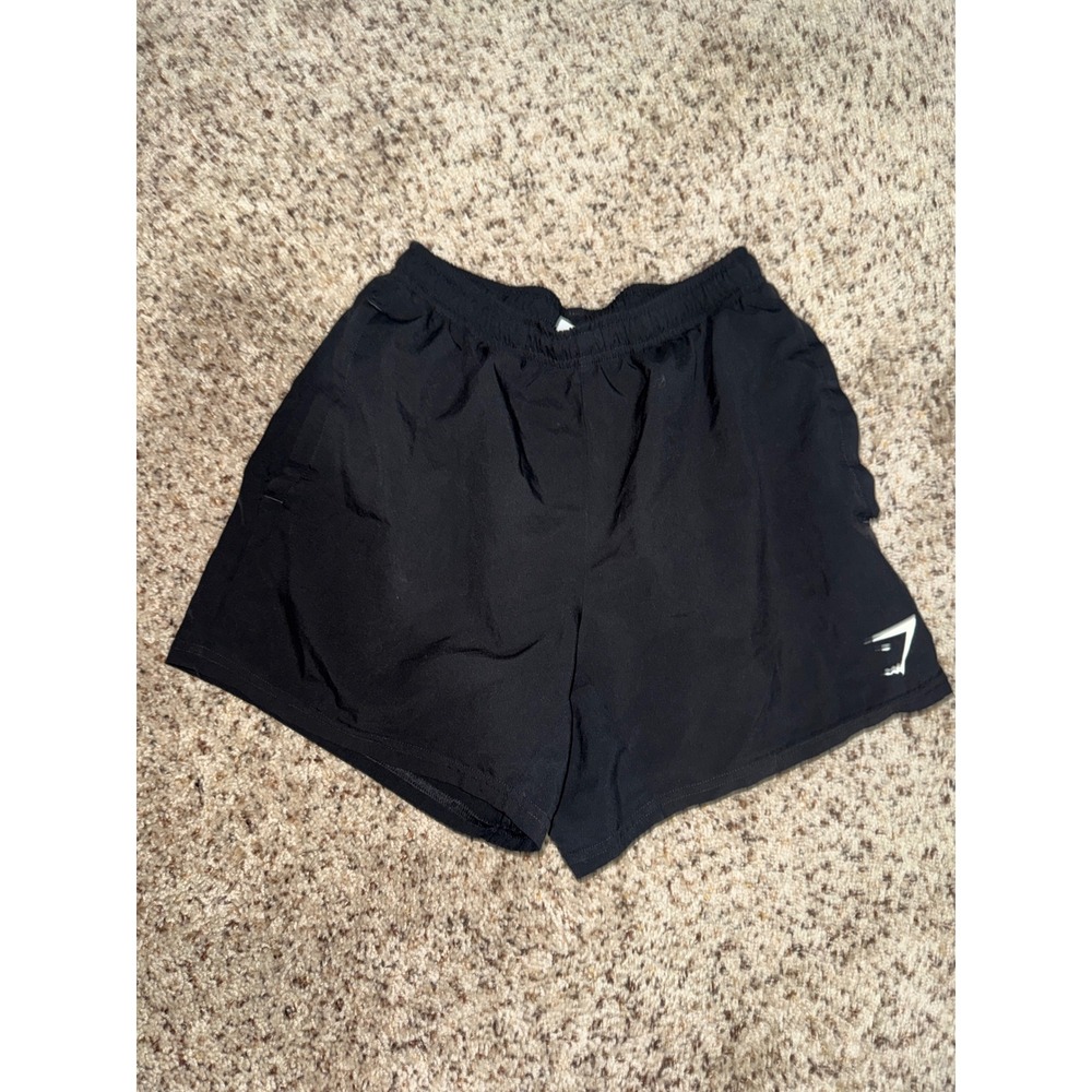 Gymshark Black Athletic Shorts Womens XS Logo Gym Workout Training‎